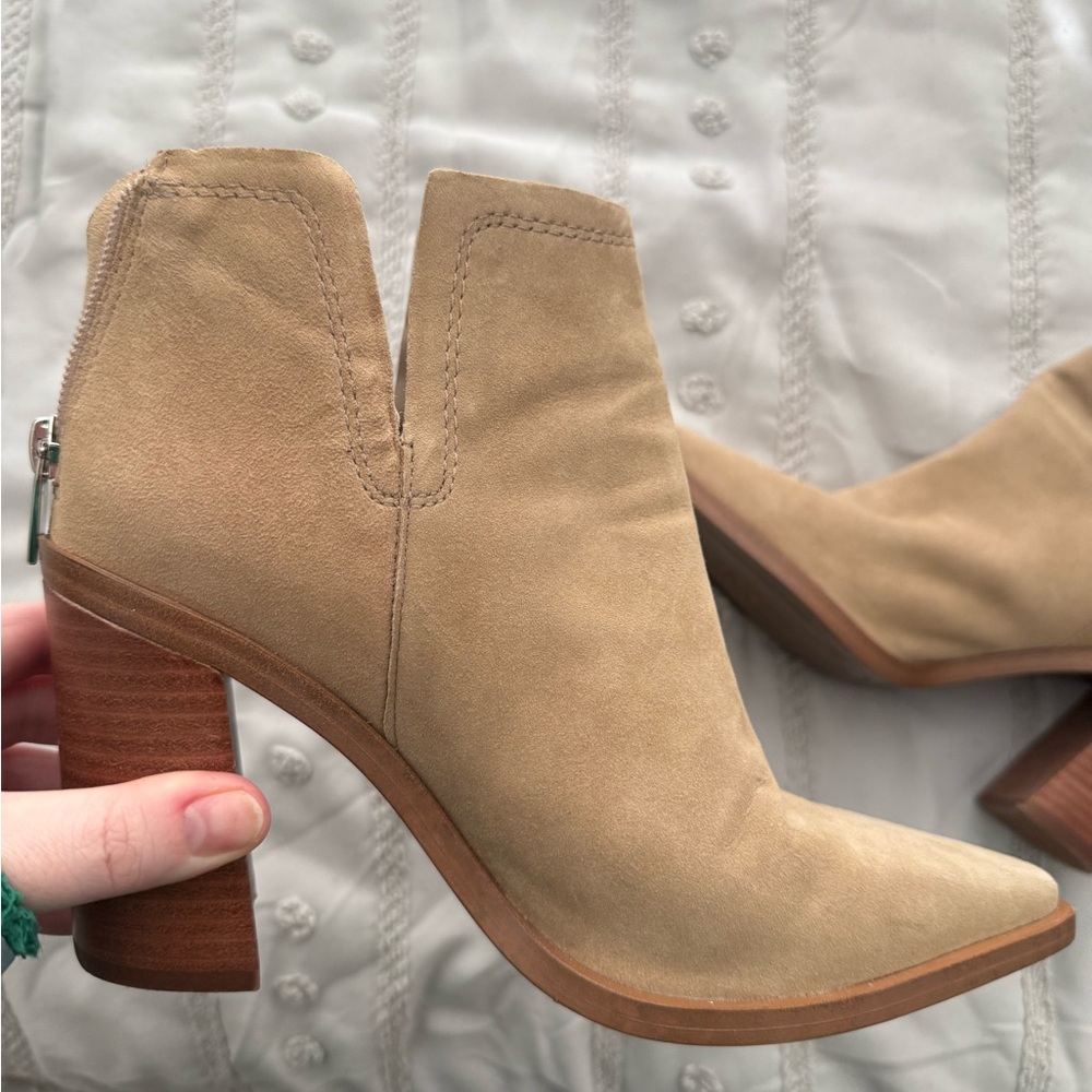 Vince Camuto Women's Beige Ankle Boots